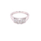 Cushion and Round Brilliant Cut Diamond 3 Stone Ring - 1.10cts  Gardiner Brothers   