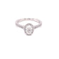 Oval Shaped Diamond Halo Style Ring - 1.03cts  Gardiner Brothers   