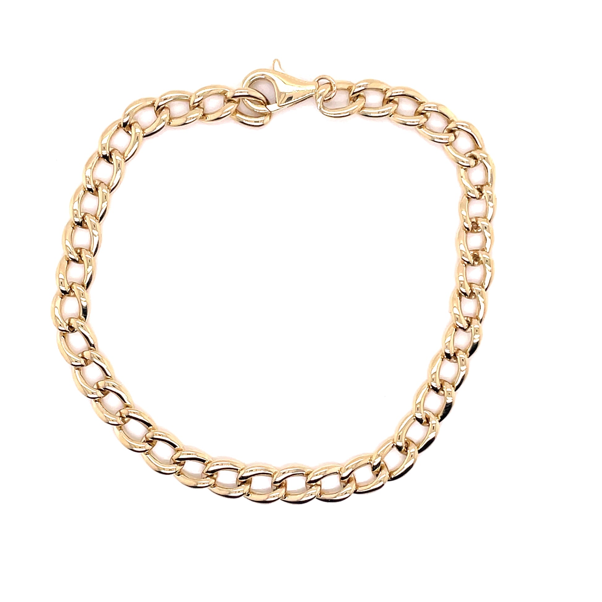 Yellow Gold Curb Bracelet  Gardiner Brothers   