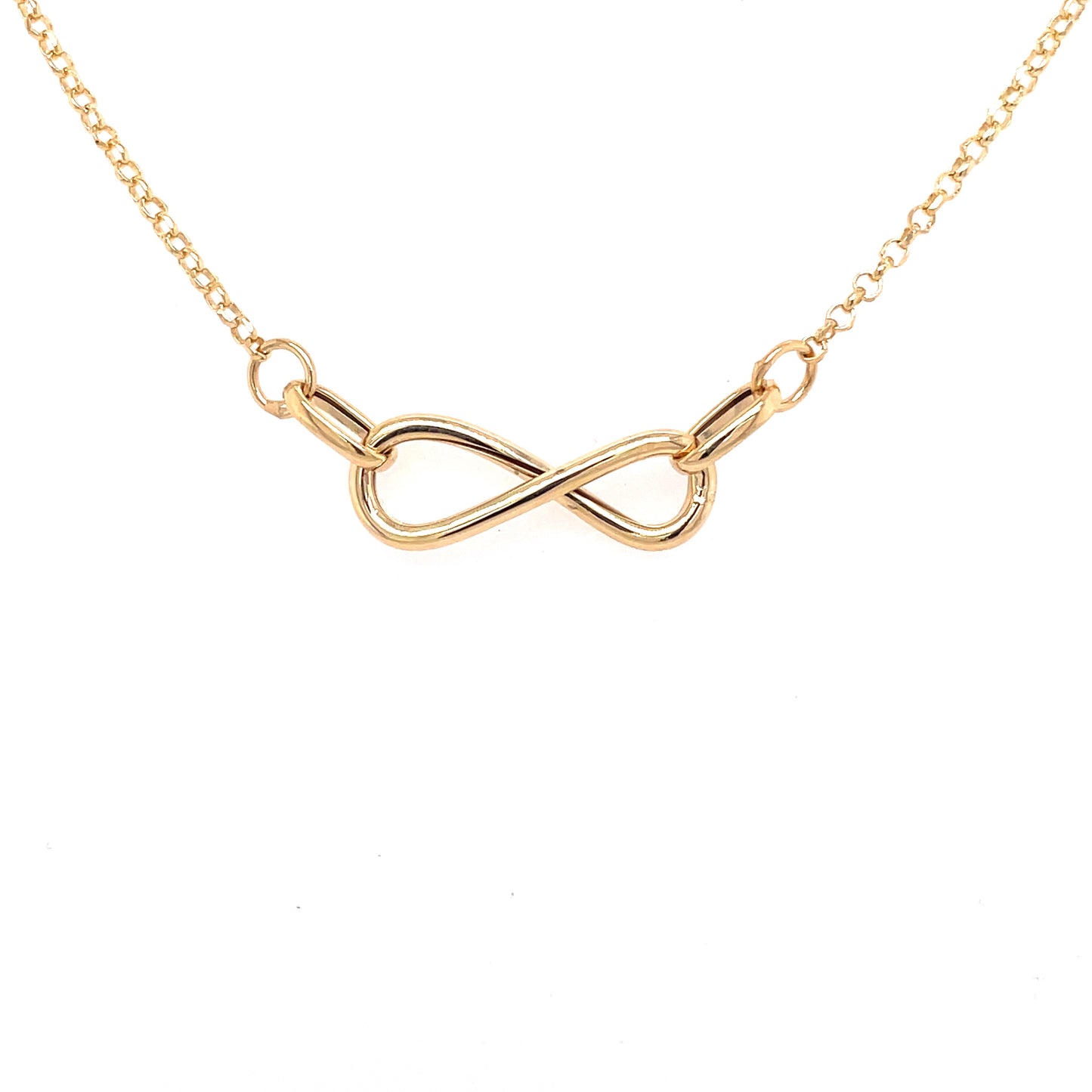 Yellow Gold Infinity Knot Pendant  Gardiner Brothers   