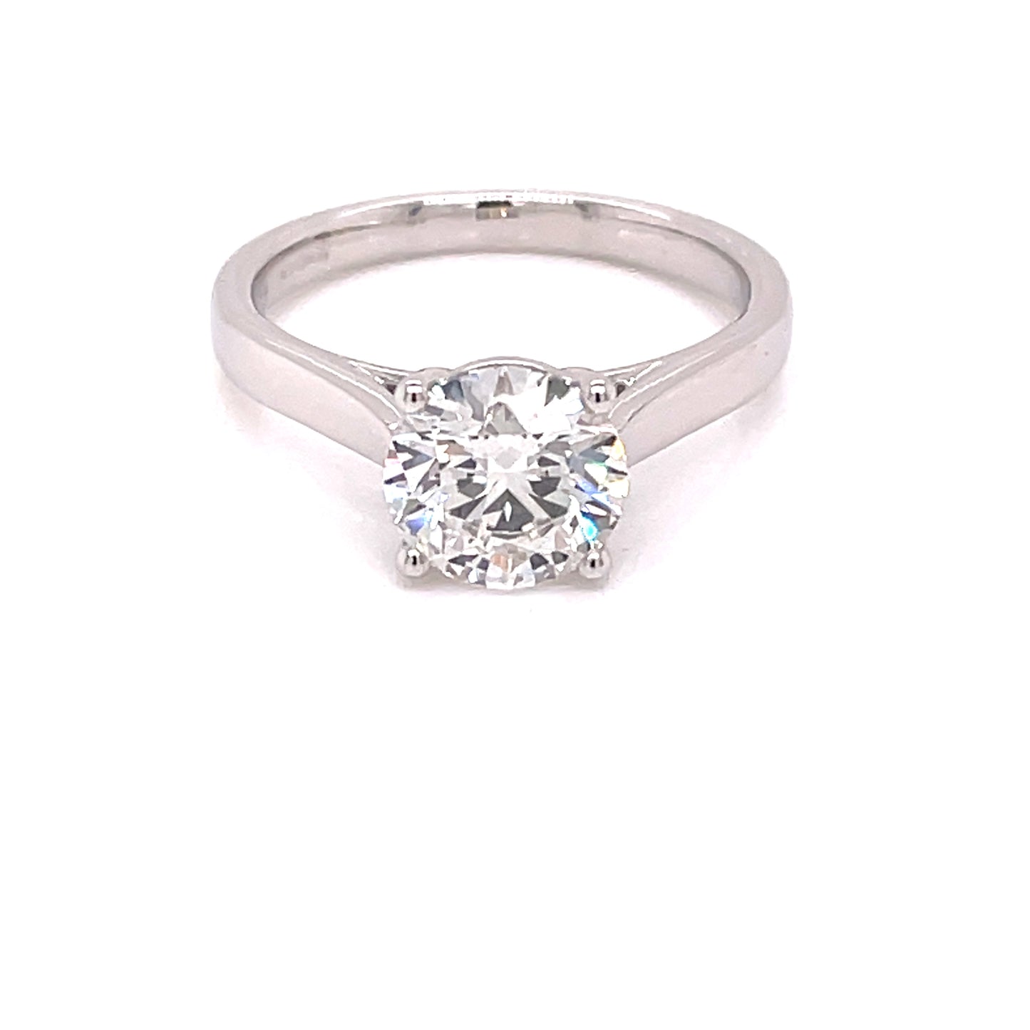 Round Brilliant Cut Lab Grown Diamond Solitaire Ring - 1.50cts  Gardiner Brothers   