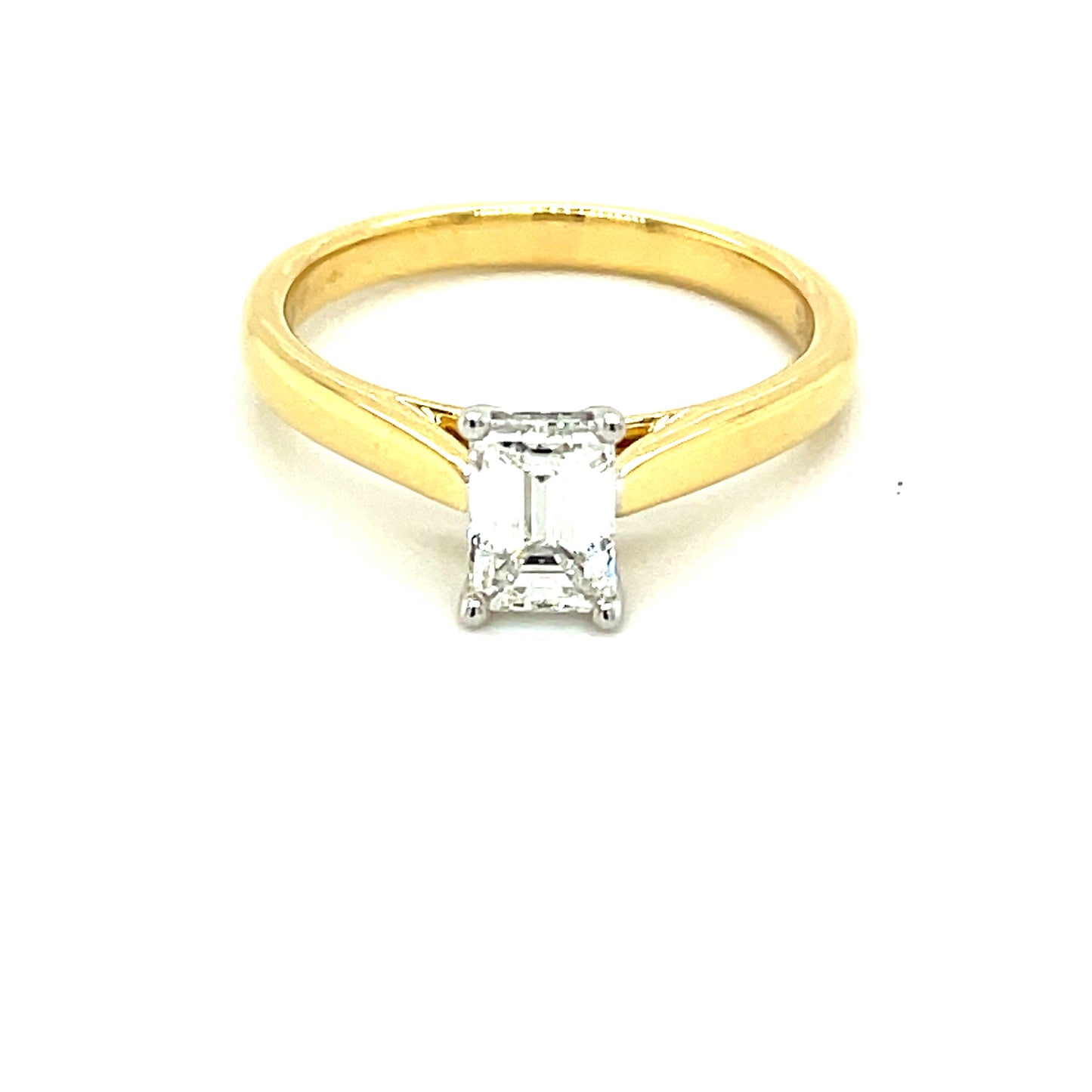 Emerald Cut Diamond Solitaire Ring - 0.70cts  Gardiner Brothers   