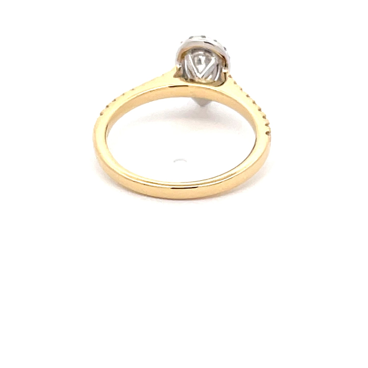 Pear Shaped Diamond Halo Style Ring - 0.82cts  Gardiner Brothers   