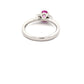 Pink Sapphire and Round Brilliant Cut Diamond 3 Stone Ring  Gardiner Brothers   