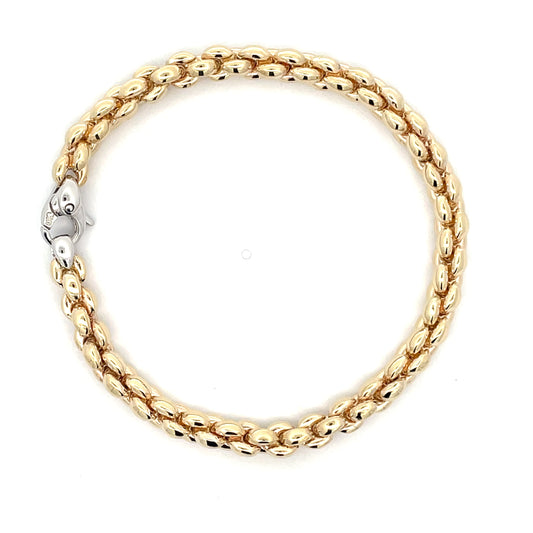Yellow Gold Tight Link Bracelet  Gardiner Brothers   