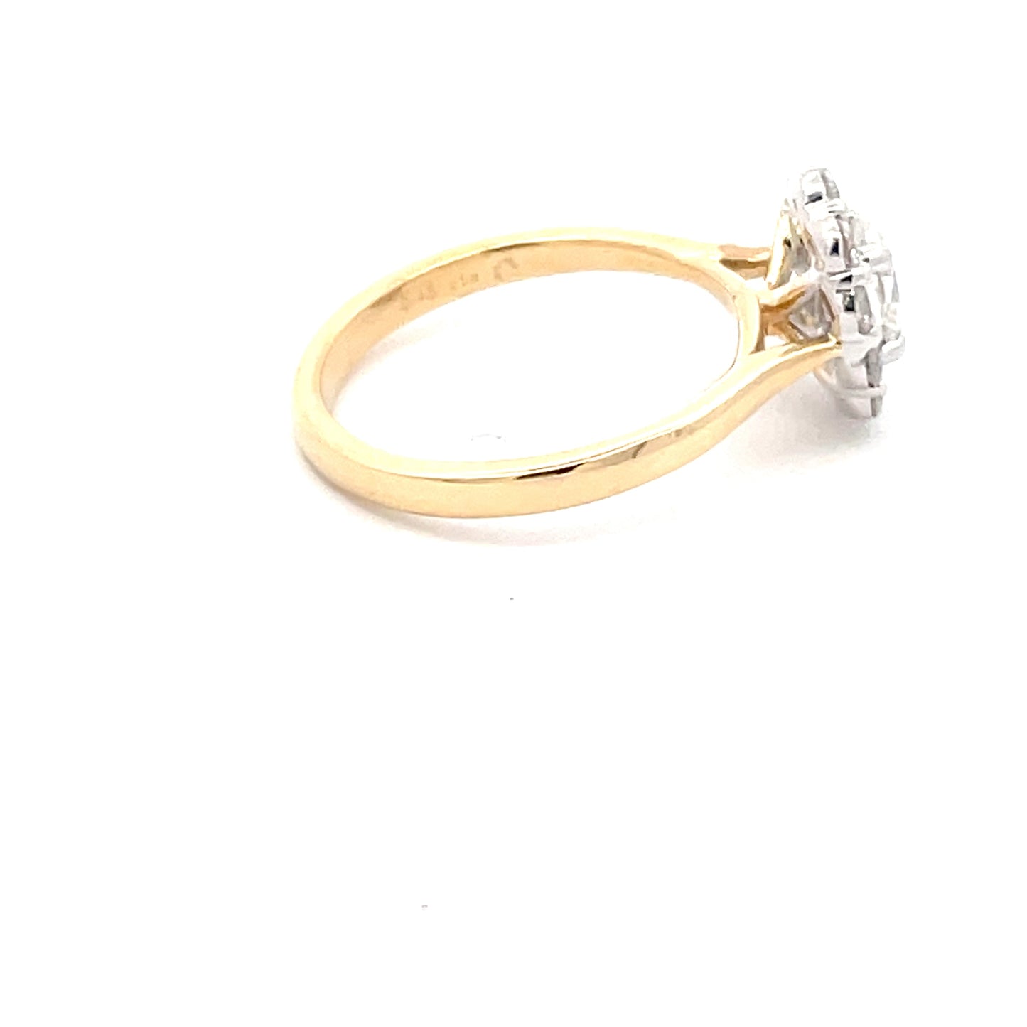 Oval Shaped Diamond Halo Style Ring - 0.95cts  Gardiner Brothers   