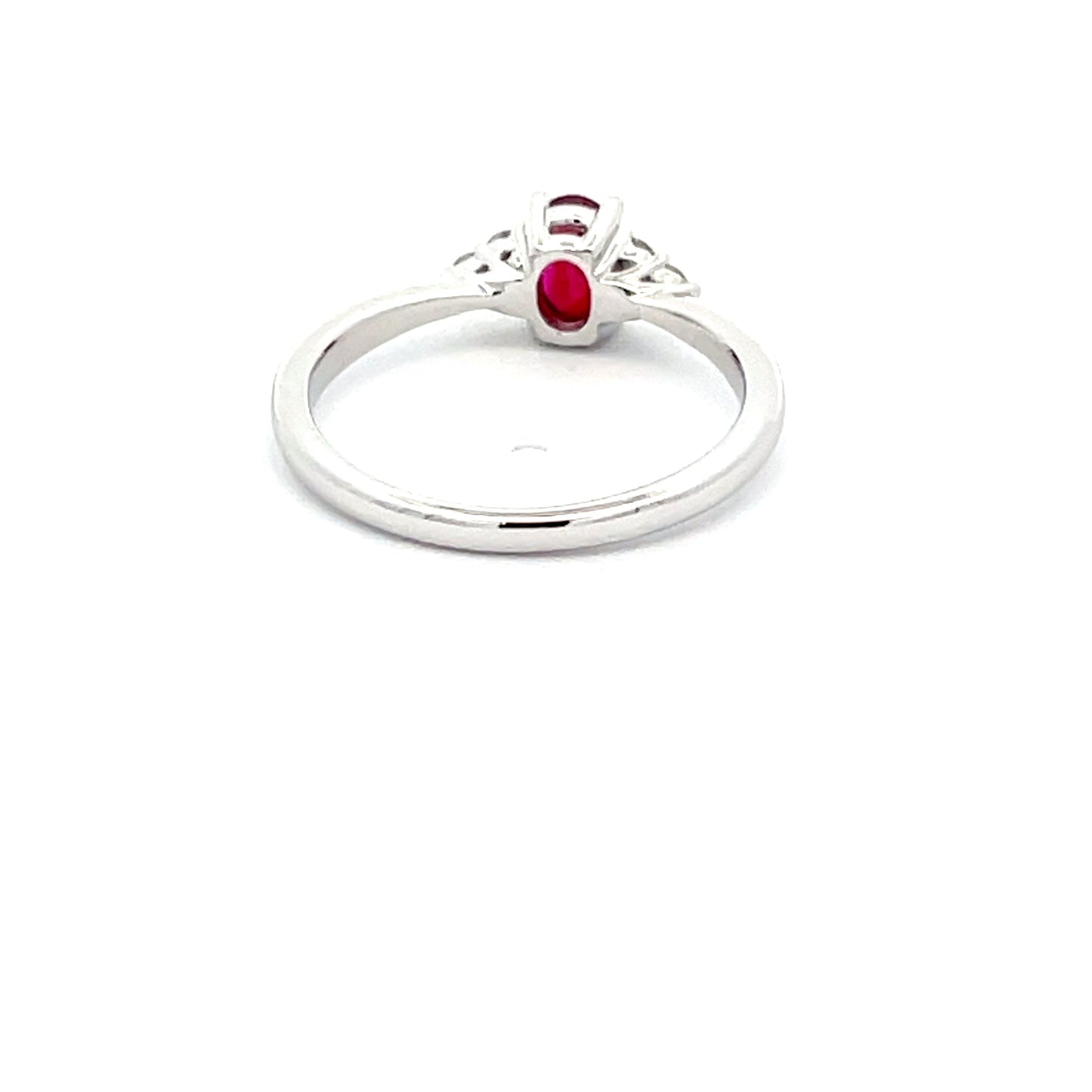 Ruby and Round brilliant Cut Diamond Ring  Gardiner Brothers   