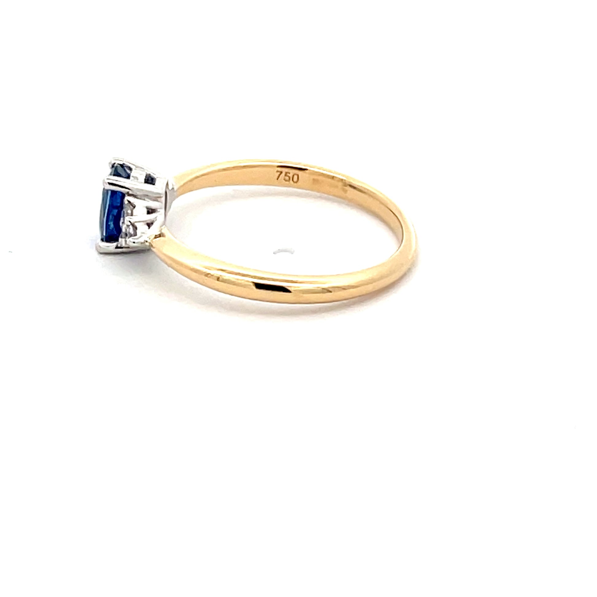 Sapphire and Round brilliant Cut Diamond Ring  Gardiner Brothers   