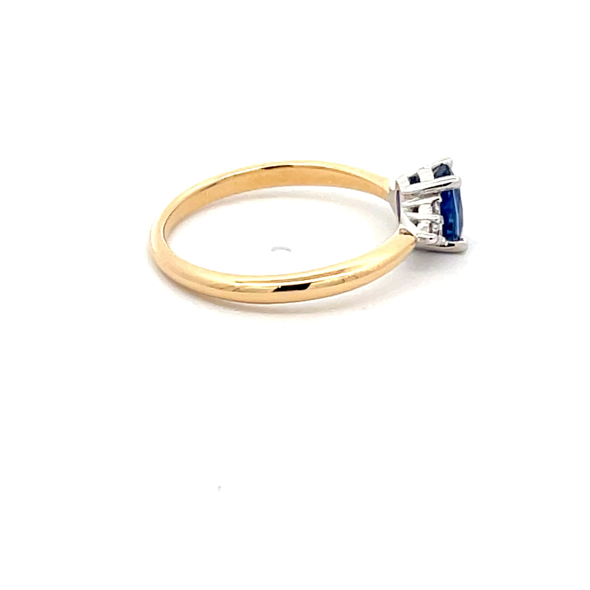 Sapphire and Round brilliant Cut Diamond Ring  Gardiner Brothers   