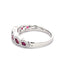 Ruby and Round Brilliant Cut Diamond Halo Style Dress Ring  Gardiner Brothers   