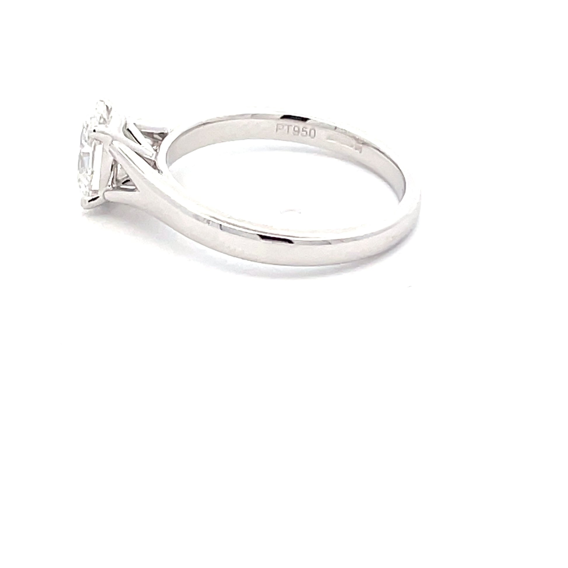 Oval Diamond Solitaire Ring - 0.90cts  Gardiner Brothers   