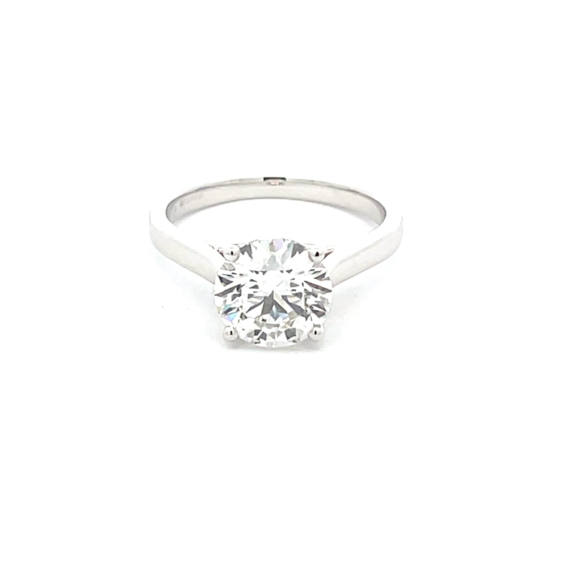 Round Brilliant Cut Lab Grown Diamond Solitaire Ring - 2.05cts Gardiner Brothers