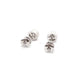 Round Brilliant Cut Diamond Rub-over Style Earrings - 0.50cts  Gardiner Brothers   