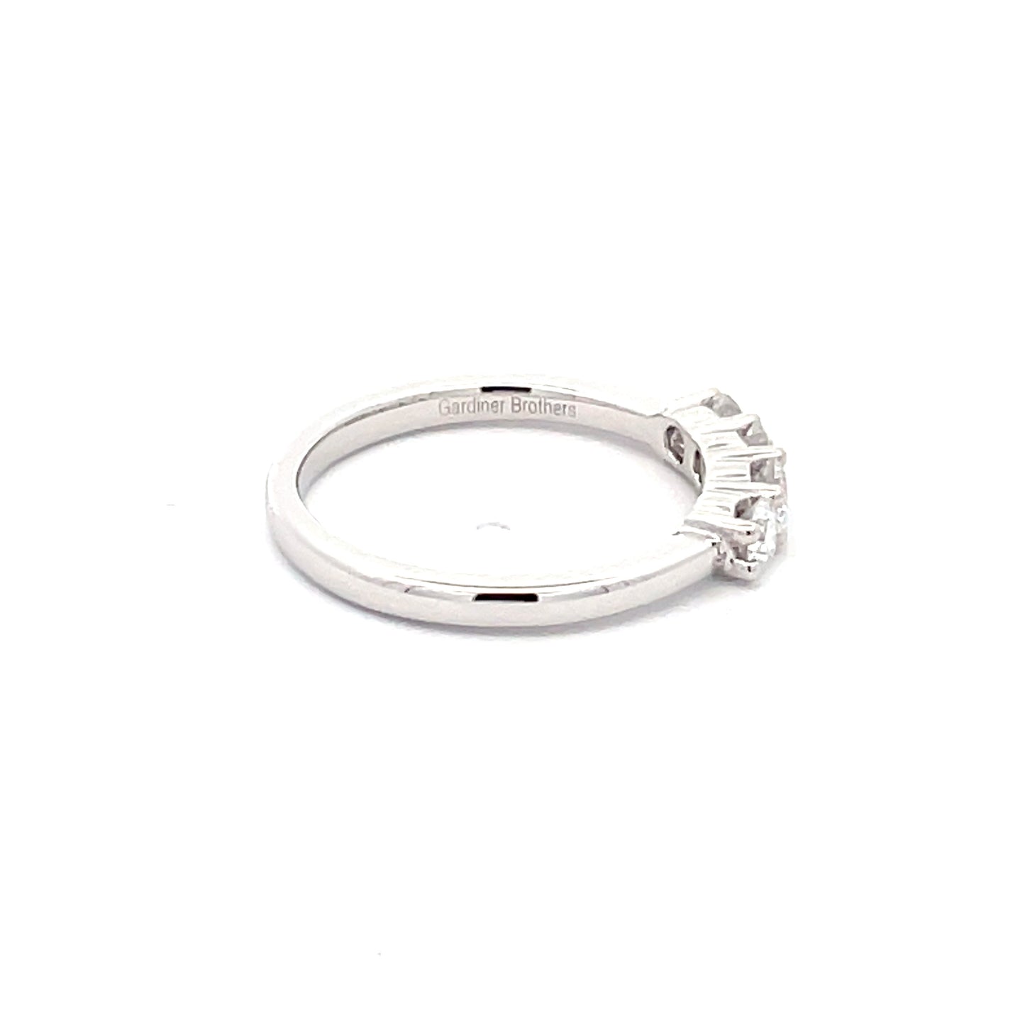 Round Brilliant Cut 4 Stone Eternity Ring - 0.50cts  Gardiner Brothers   