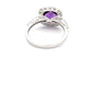 Amethyst and diamond halo style dress ring  Gardiner Brothers   
