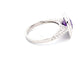 Amethyst and diamond halo style dress ring  Gardiner Brothers   