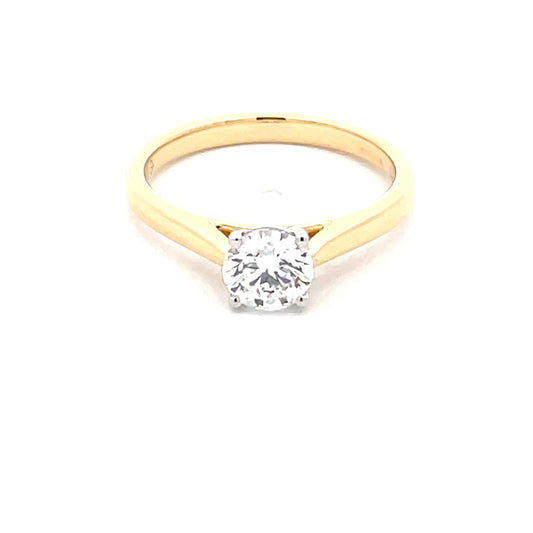 Lab Grown Round Brilliant cut Diamond Solitaire Ring - 0.71cts  Gardiner Brothers   
