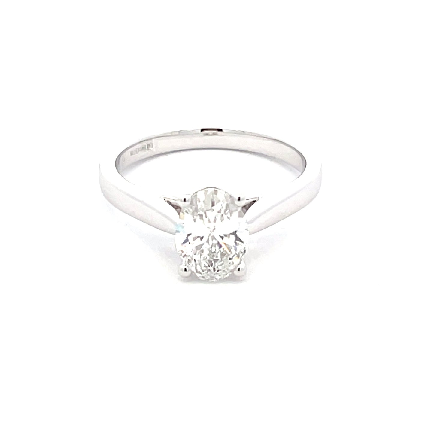 LAB GROWN OVAL SHAPED DIAMOND SOLITAIRE RING - 1.22CTS  Gardiner Brothers   