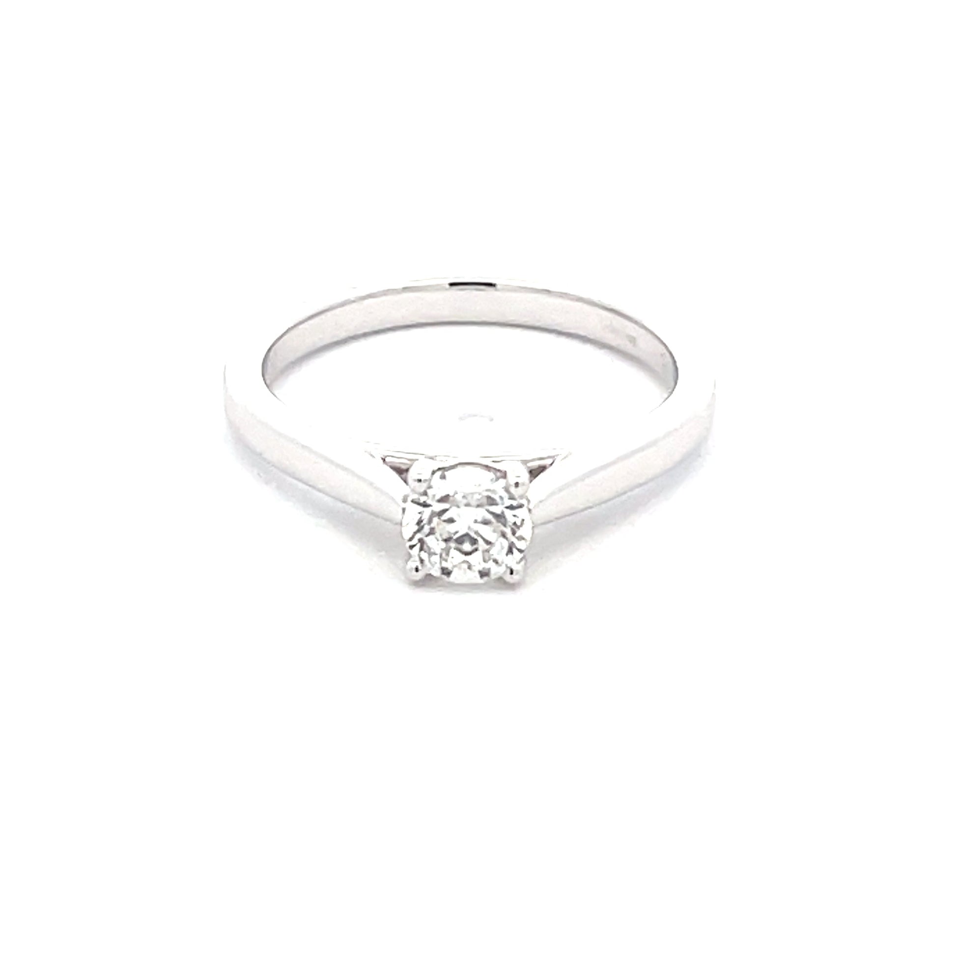 ROUND BRILLIANT CUT DIAMOND SOLITAIRE RING - 0.50CTS  Gardiner Brothers   