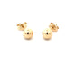 Yellow Gold Ball Earring  Gardiner Brothers   