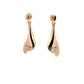 Yellow Gold Blade Style Drop Earring  Gardiner Brothers   