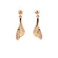 Yellow Gold Blade Style Drop Earring  Gardiner Brothers   