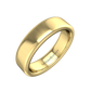 Plain Wedding Band With A Flat Outside and Rounded Edges  Gardiner Brothers   