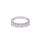 Round Brilliant Cut 7 Stone Eternity Ring - 0.75cts  gardiner-brothers   