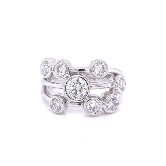 Diamond Bubble Style Ring - 1.66cts Gardiner Brothers