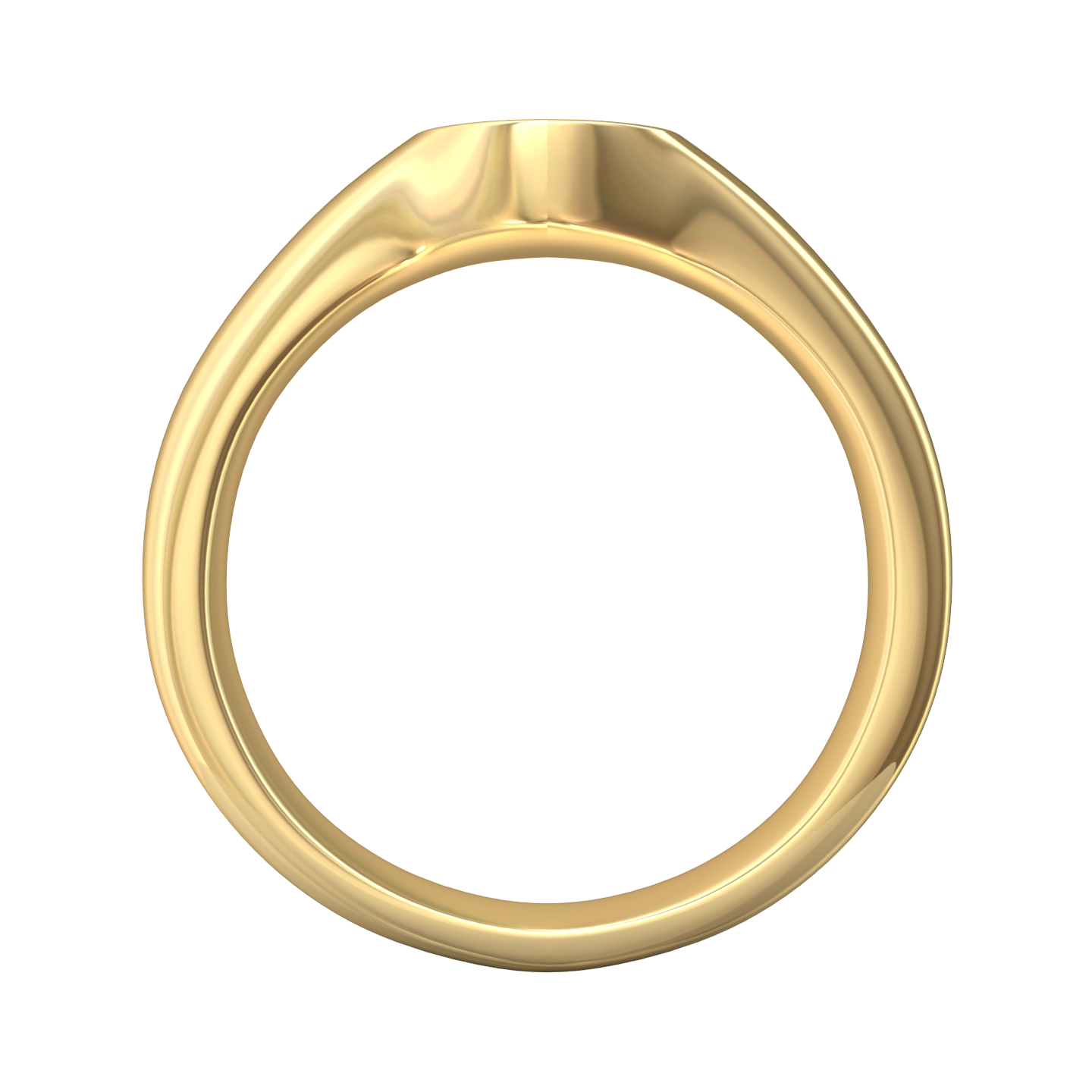 Oval Signet Ring 9x7mm  Gardiner Brothers   