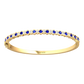 Eclipse Collection Sapphire and Diamond Bangle  Gardiner Brothers   