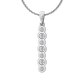 Eclipse Collection All Diamond Stick Pendant  Gardiner Brothers   