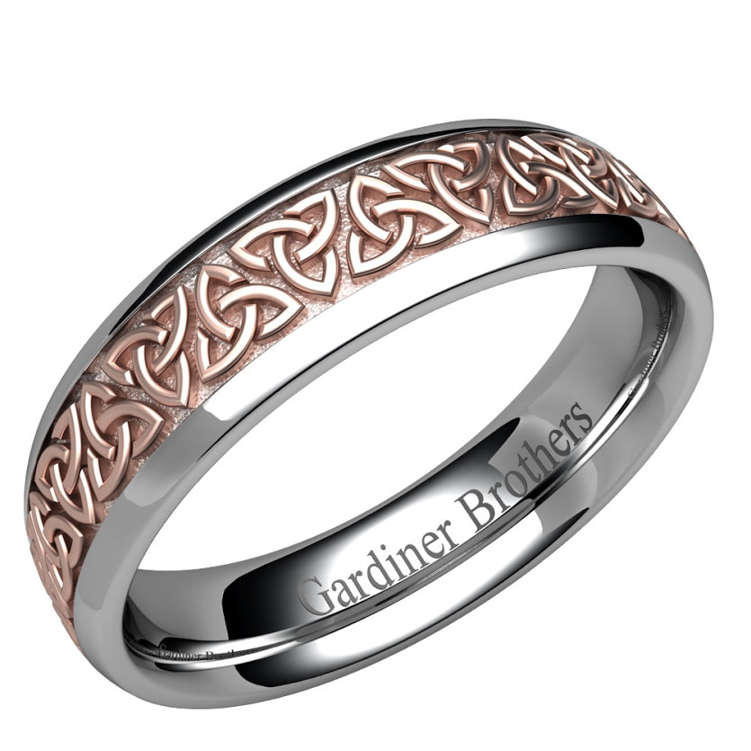 Celtic Wedding Ring  Gardiner Brothers   
