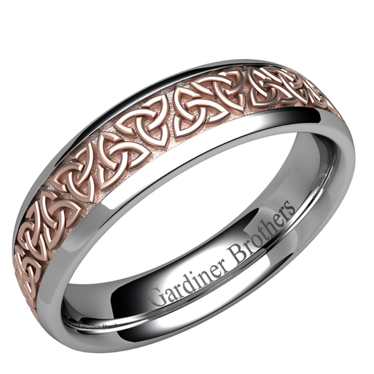 Celtic Wedding Ring  Gardiner Brothers   