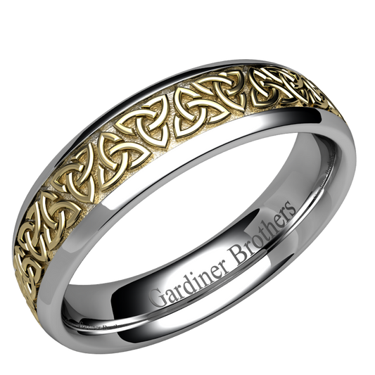 Celtic Wedding Ring  Gardiner Brothers   