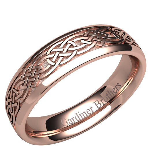 Celtic Wedding Ring  Gardiner Brothers   