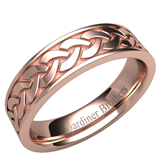 Celtic Wedding Ring  Gardiner Brothers   