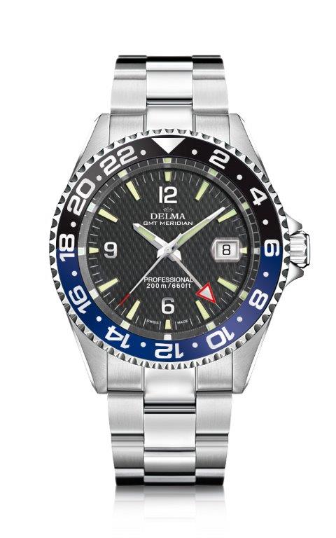 Delma - Gents Santiago GMT Meridian  gardiner-brothers   