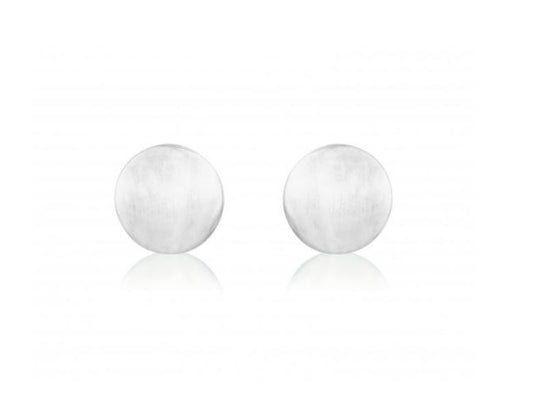 White Gold Round Stud Earrings  Gardiner Brothers   