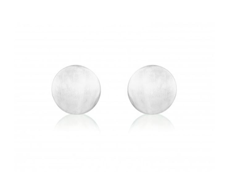 White Gold Round Stud Earrings  Gardiner Brothers   